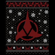 Star Trek Klingon Holiday Fleece Crewneck Sweatshirt