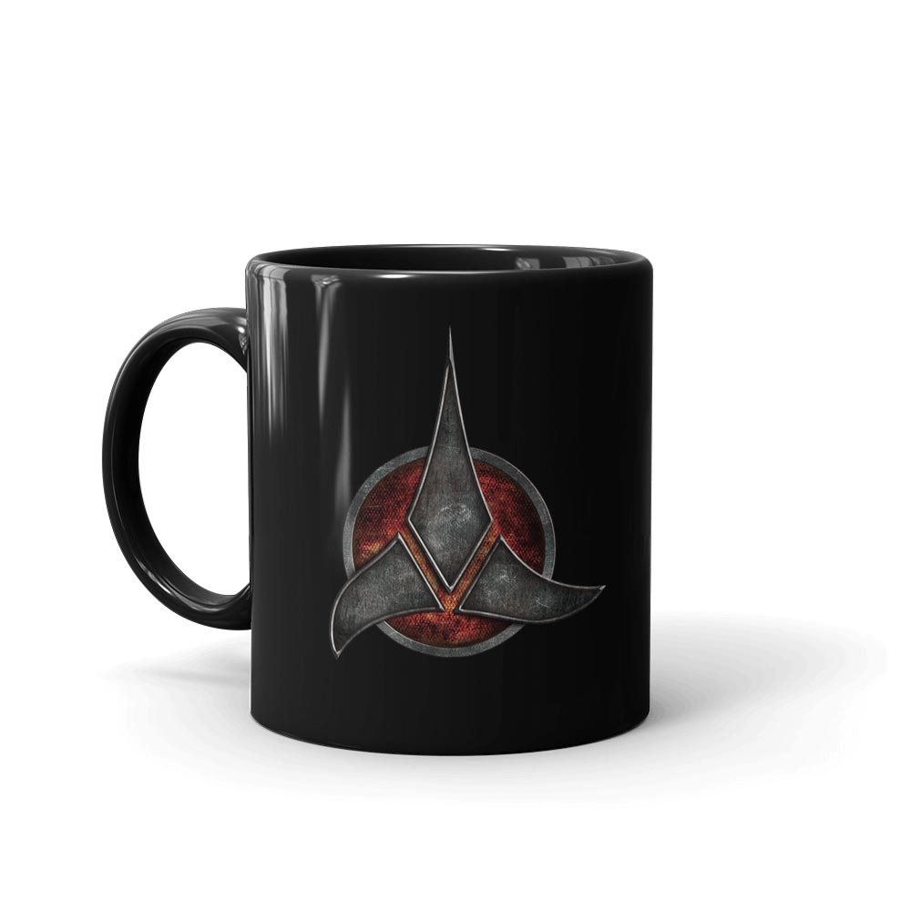 Star Trek Klingon Logo Black Mug