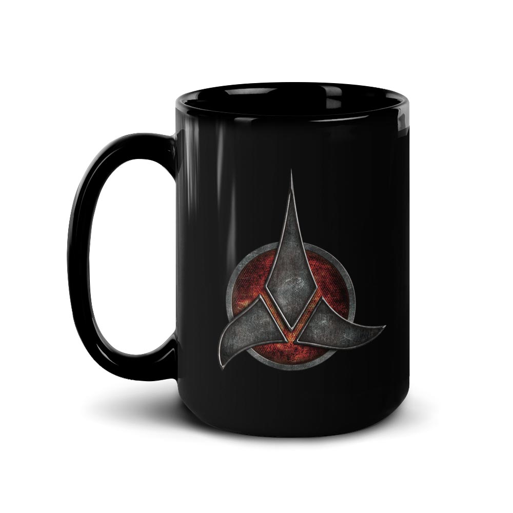 Star Trek Klingon Logo Black Mug