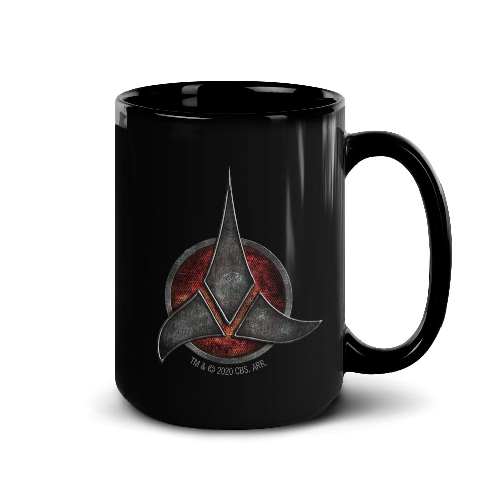 Star Trek Klingon Logo Black Mug