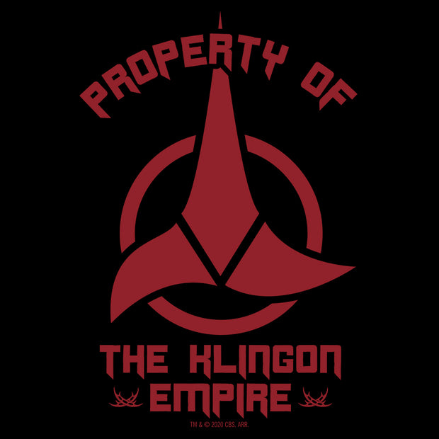 Star Trek Klingon Property Of Fleece Hooded Sweatshirt