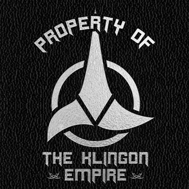 Star Trek Klingon Property Of Journal