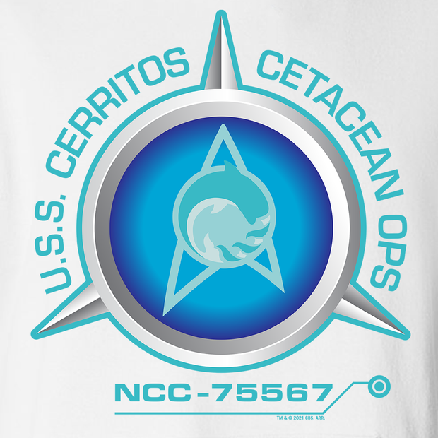 Star Trek: Lower Decks Cetacean Ops Delta Logo Fleece Hooded Sweatshirt