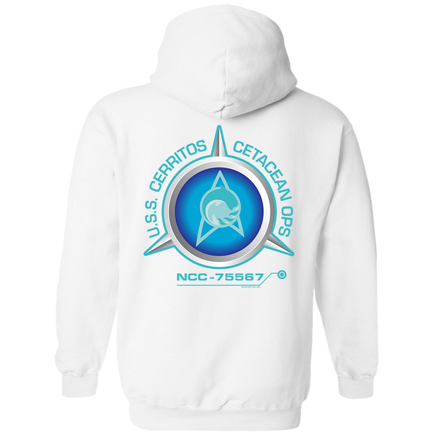 Star Trek: Lower Decks Cetacean Ops Delta Logo Fleece Hooded Sweatshirt