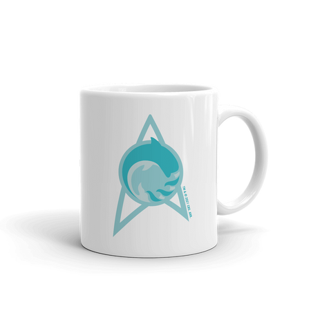 Star Trek: Lower Decks Cetacean Ops Delta Logo White Mug