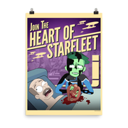 Star Trek: Lower Decks Heart of Starfleet Recruiting Premium Satin Poster