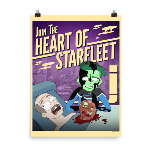 Star Trek: Lower Decks Heart of Starfleet Recruiting Premium Satin