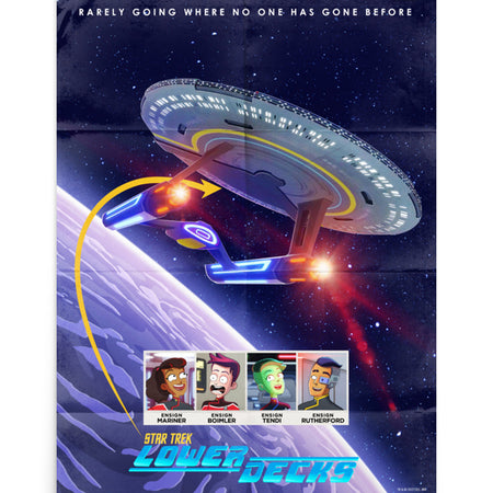 Star Trek: Lower Decks Cerritos Key Art Premium Satin Poster