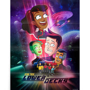 Star Trek: Lower Decks Crew Key Art Premium Satin Poster