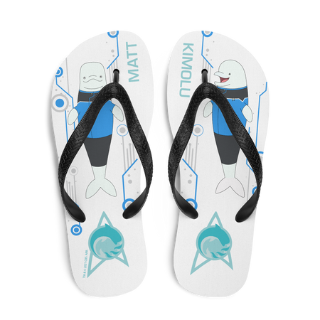 Star Trek: Lower Decks Matt & Kimolu Adult Flip Flops