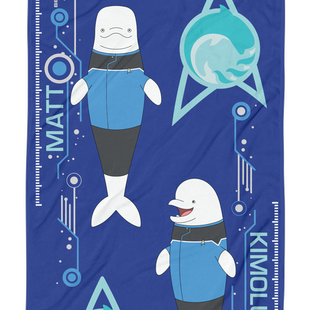 Star Trek: Lower Decks Matt & Kimolu Beach Towel