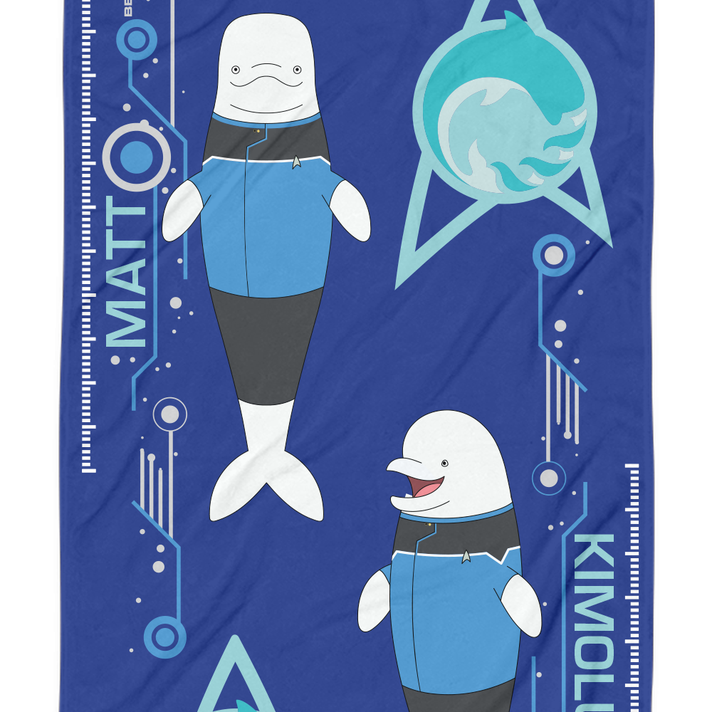 Star Trek: Lower Decks Matt & Kimolu Beach Towel