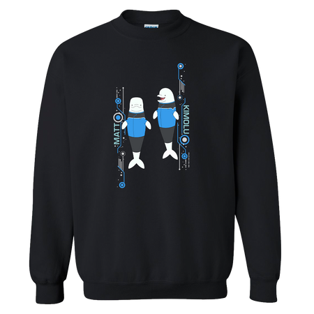 Star Trek: Lower Decks Matt & Kimolu Fleece Crewneck Sweatshirt