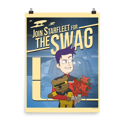 Star Trek: Lower Decks Swag Recruiting Premium Satin Poster