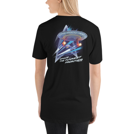 Star Trek: Lower Decks Space The Funnest Frontier Black Unisex Premium T-Shirt