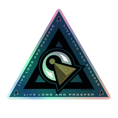 Star Trek Live Long And Prosper Holographic Sticker