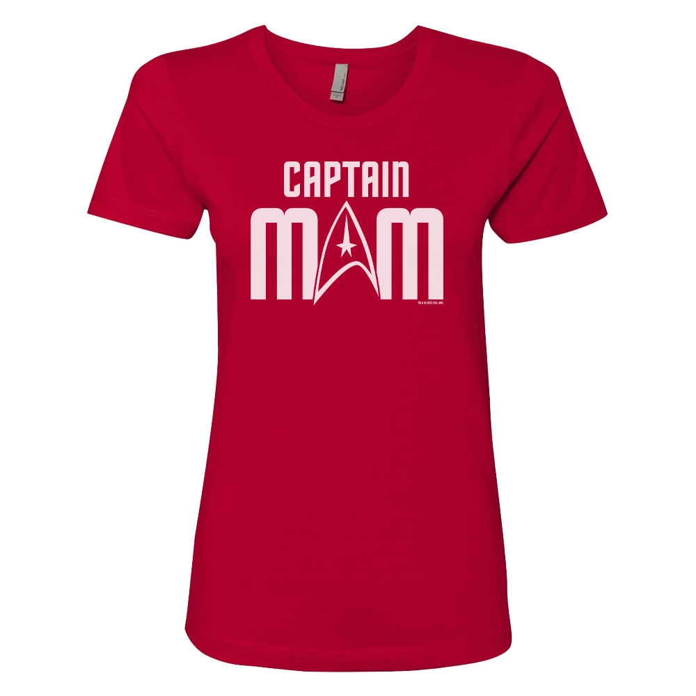 Star Trek: The Original Series Captain Mom Women's Short Sleeve T-Shirt