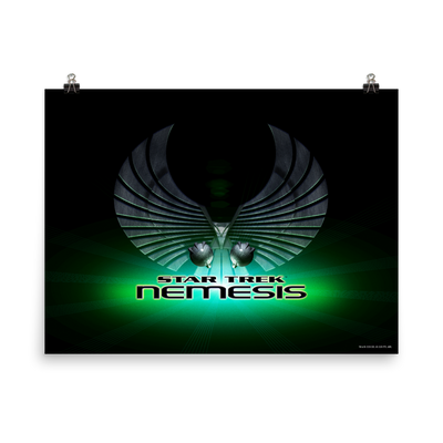 Star Trek X: Nemesis Logo Premium Satin Poster