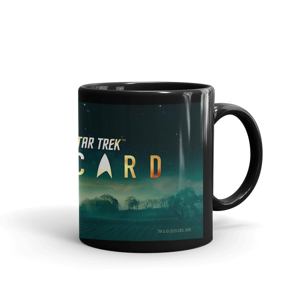 Star Trek: Picard Cast Vineyard Black Mug