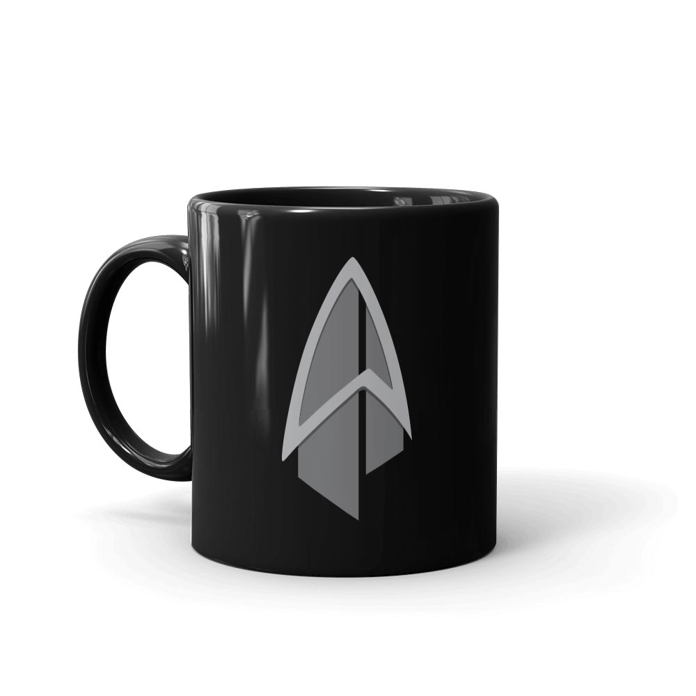 Star Trek: Picard Starfleet Badge Black Mug