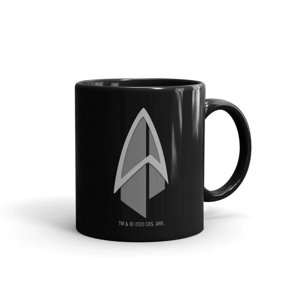 Star Trek: Picard Starfleet Badge Black Mug