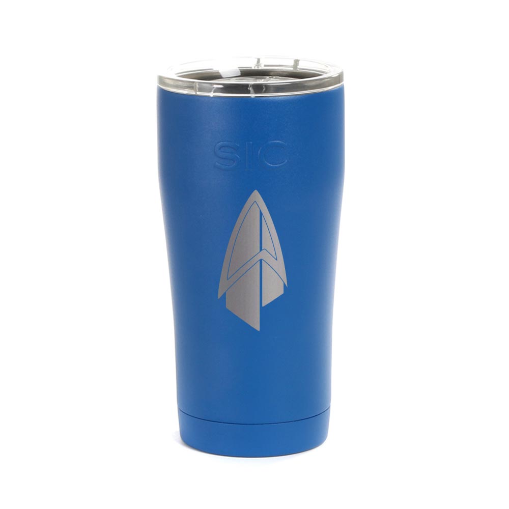 Star Trek: Picard Starfleet Badge Laser Engraved SIC Tumbler