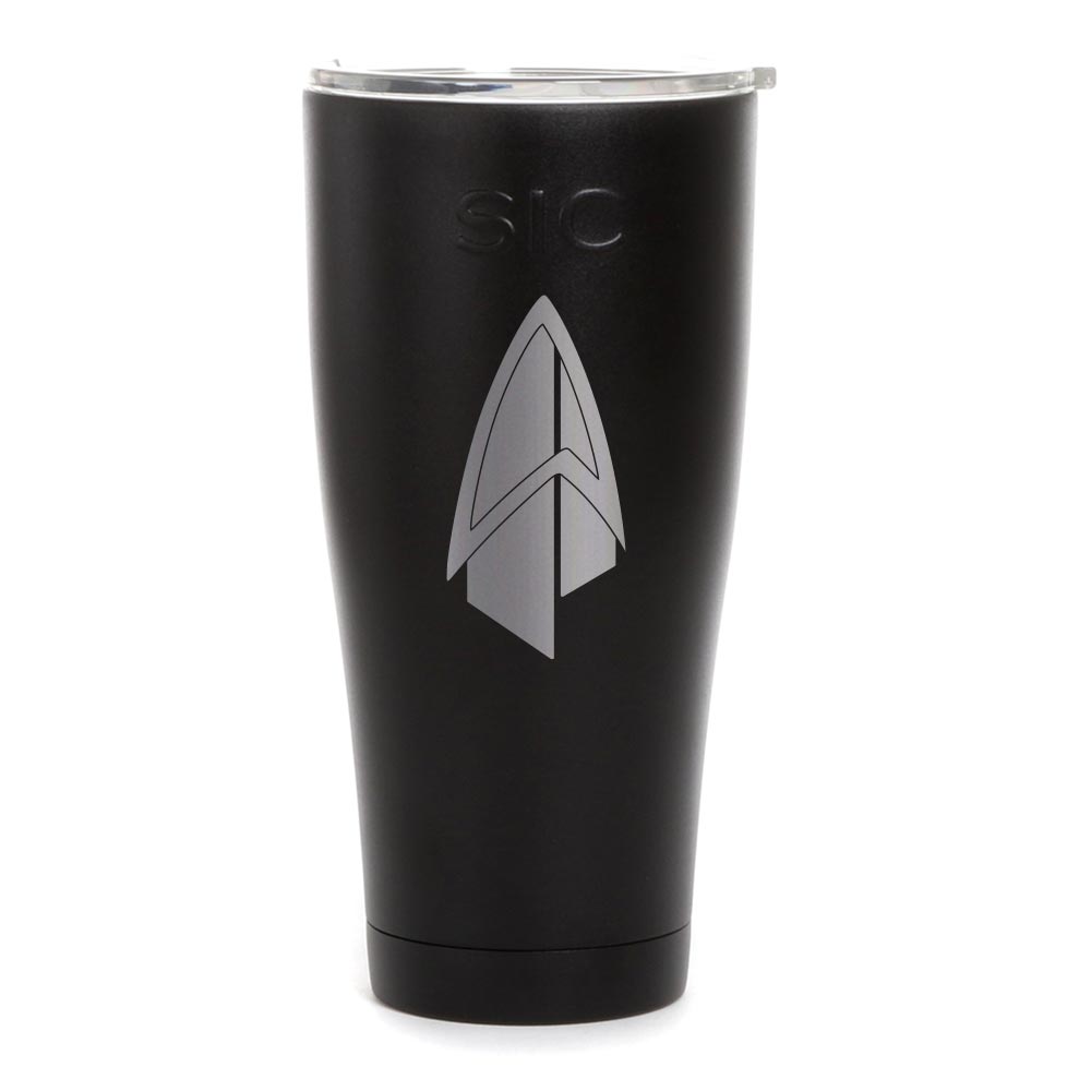 Star Trek: Picard Starfleet Badge Laser Engraved SIC Tumbler