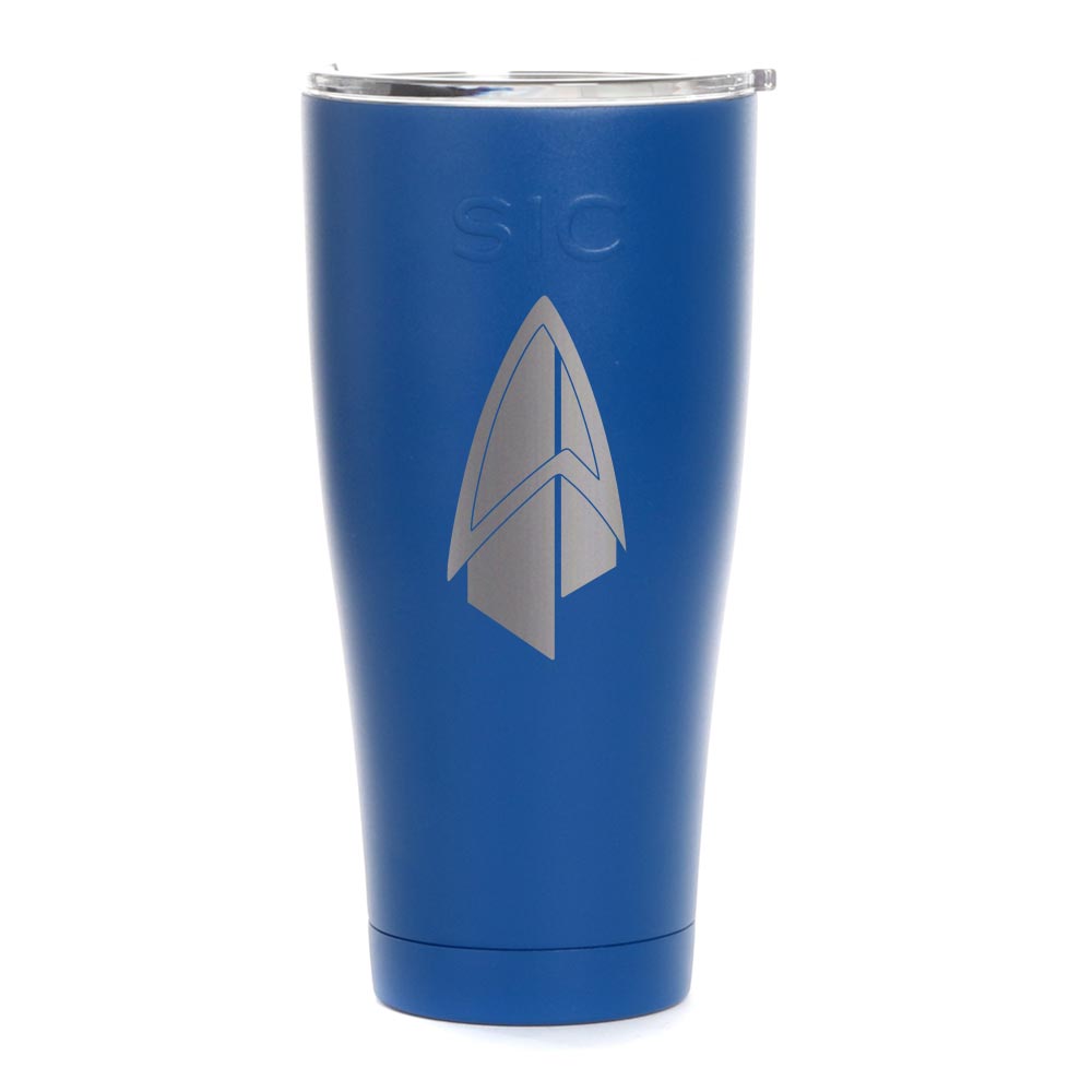 Star Trek: Picard Starfleet Badge Laser Engraved SIC Tumbler