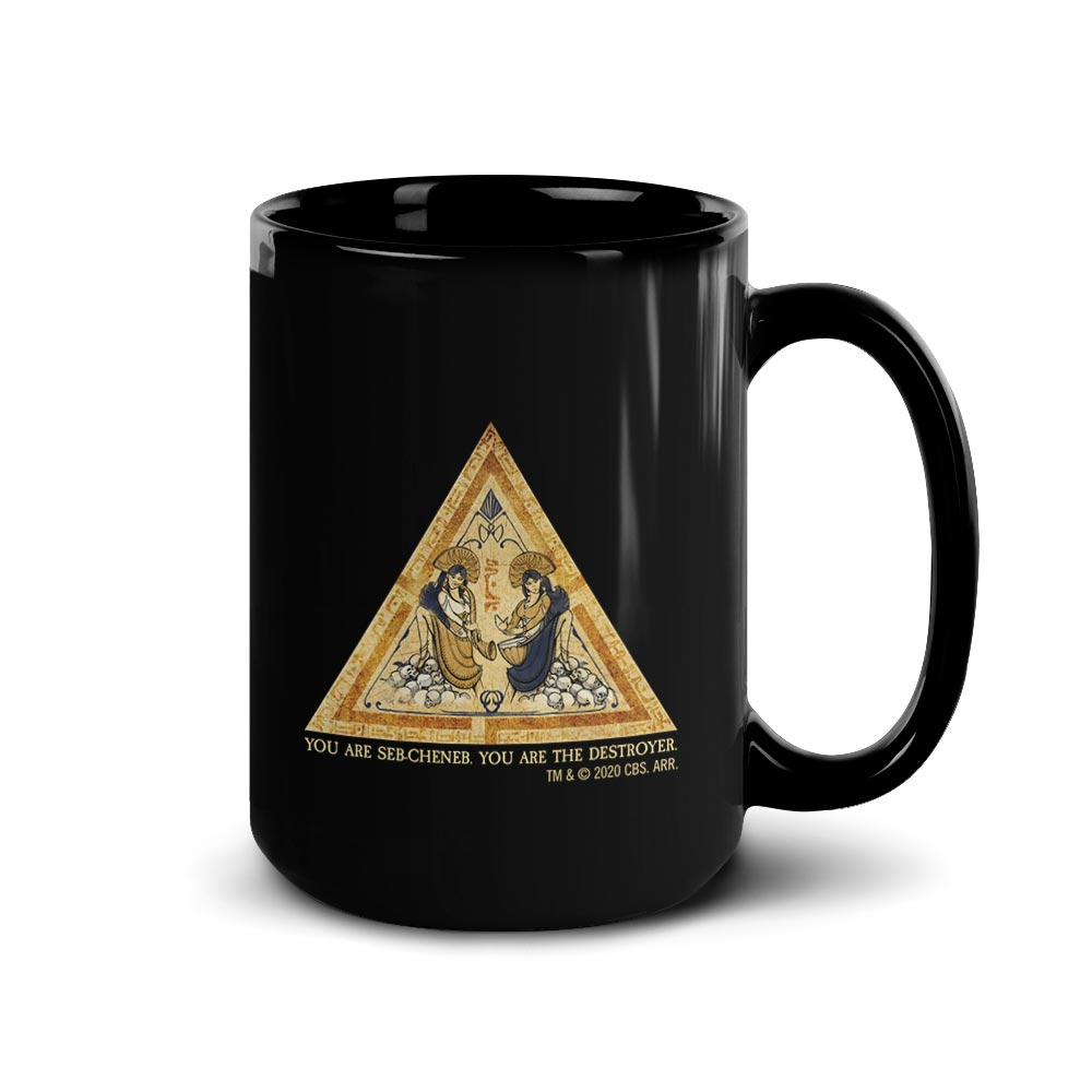 Star Trek: Picard Tarot Card Quote Black Mug