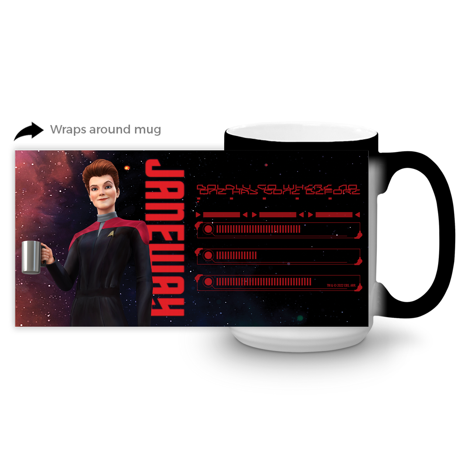 Star Trek: Prodigy Janeway Color Changing Mug