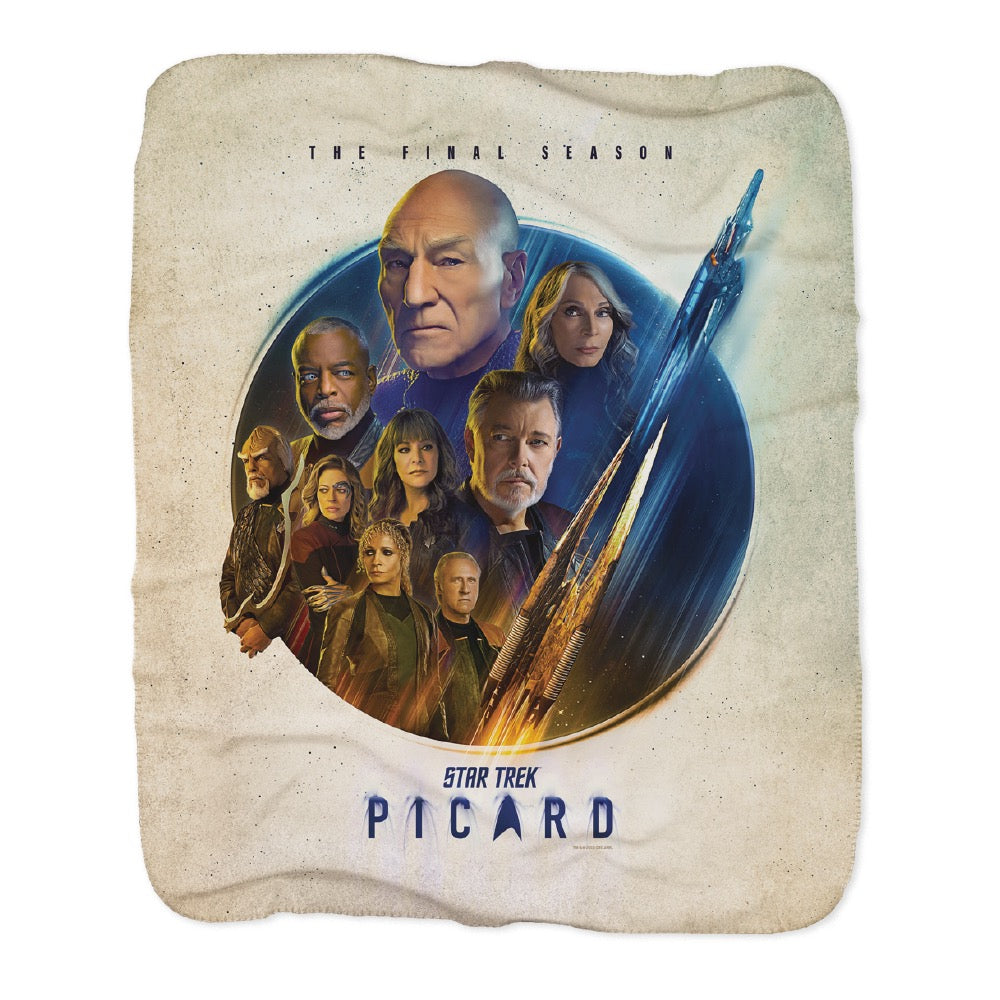 Star Trek: Picard Season 3 Cast Sherpa Blanket