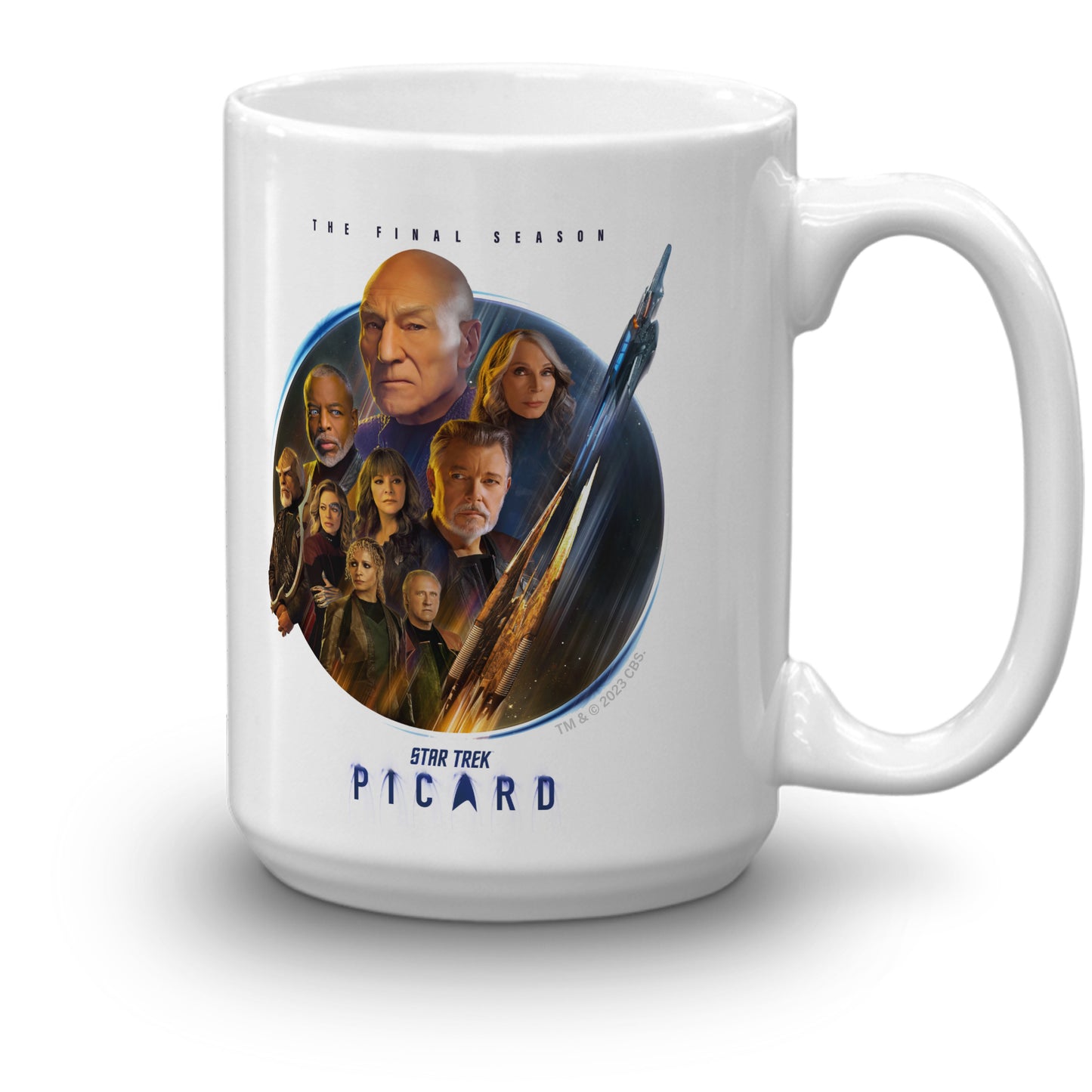 Star Trek: Picard Season 3 Cast White Mug