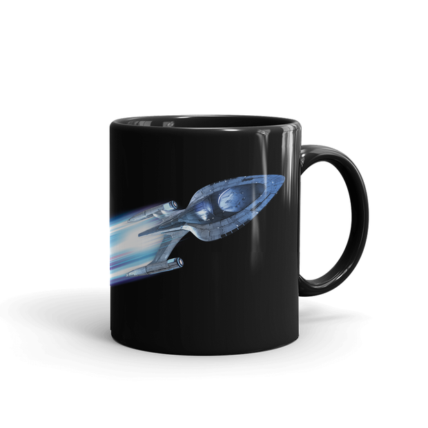 Star Trek: Prodigy The Protostar Is Landing Black Mug
