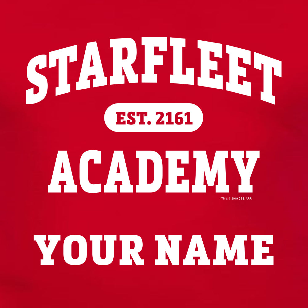 Star Trek: Starfleet Academy EST. 2161 Personalized Adult Short Sleeve T-Shirt