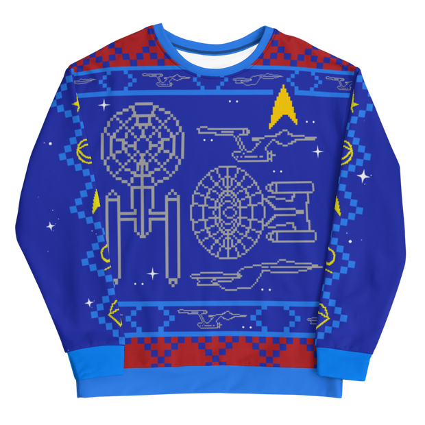 Star Trek Schemantics Holiday Unisex Crew Neck Sweatshirt