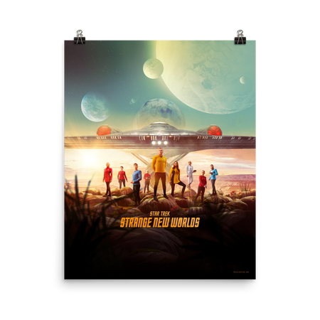 Star Trek: Strange New Worlds Landing Party Key Art Premium Matte Poster