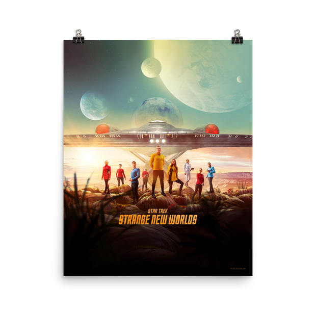 Star Trek: Strange New Worlds Landing Party Key Art Premium Matte Poster