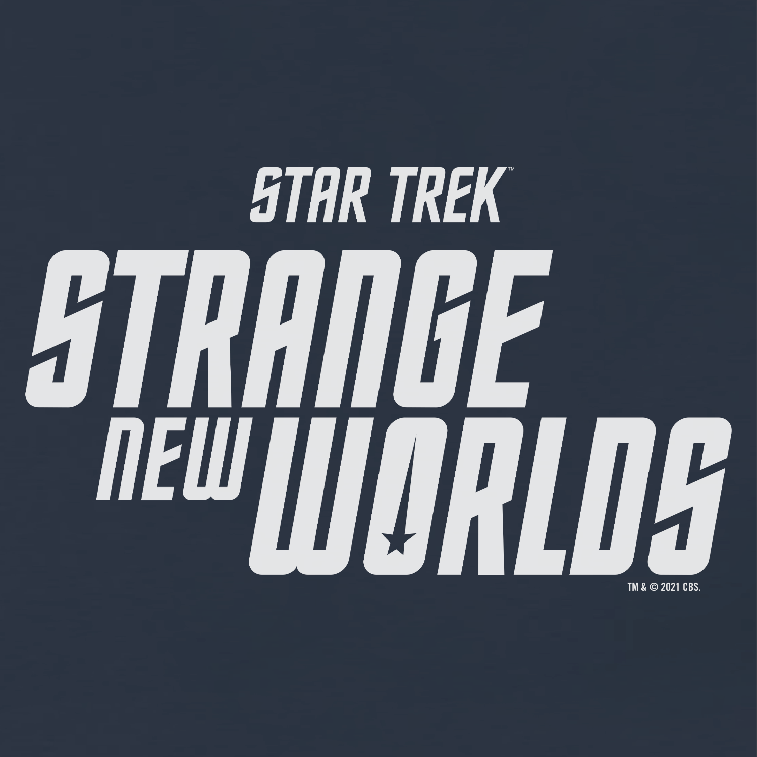 Star Trek: Strange New Worlds Logo Adult Short Sleeve T-Shirt