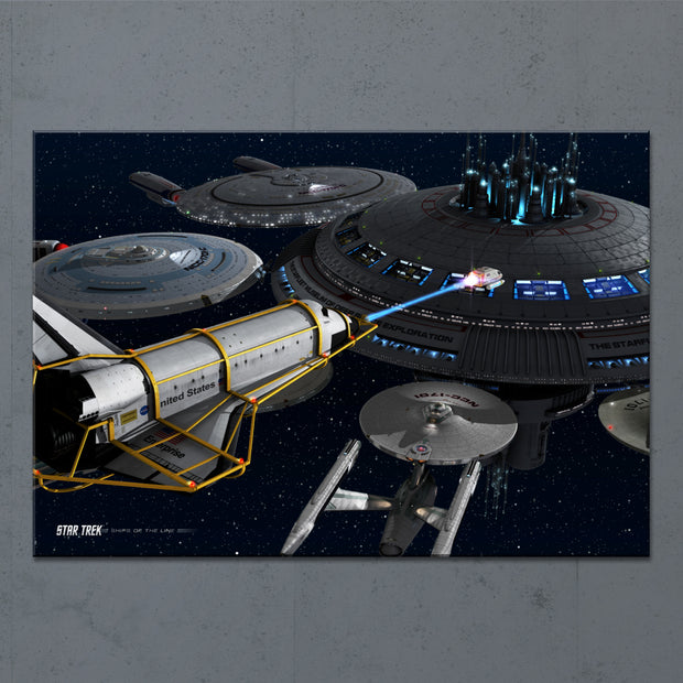 Star Trek Ships of the Line Acquisition Acrylic