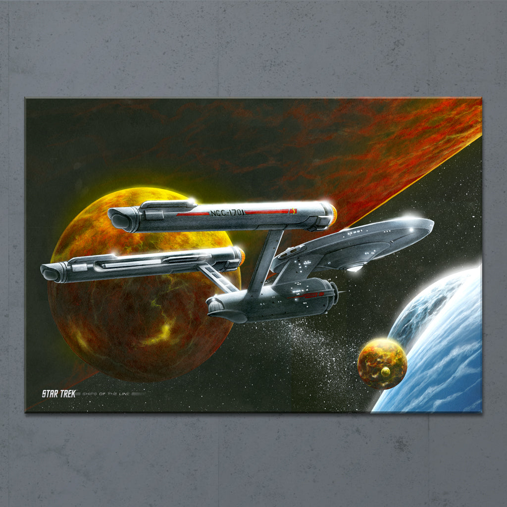 Star Trek: The Original Series Ships of the Line Oceans of Blue and Seas of Fire Acrylic