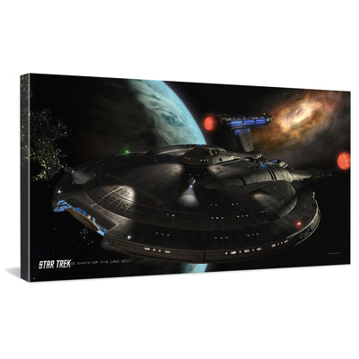 Star Trek: Enterprise Ships of the Line Distant Cousins Traditional Canvas