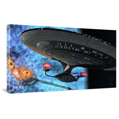 Star Trek: The Next Generation Ships of the Line Quantum Mystery Traditional Canvas