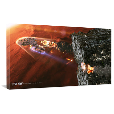 Star Trek: The Next Generation Ships of the Line Terminal Descent Traditional Canvas