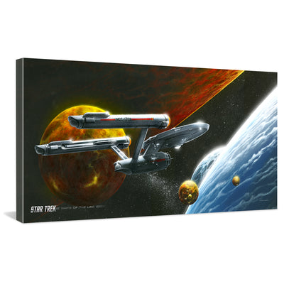 Star Trek: The Original Series Ships of the Line Oceans of Blue and Seas of Fire Traditional Canvas