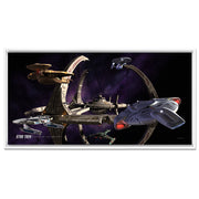 Star Trek: Deep Space Nine Ships of the Line Fortune Favors the Bold Floating Frame Wrapped Canvas