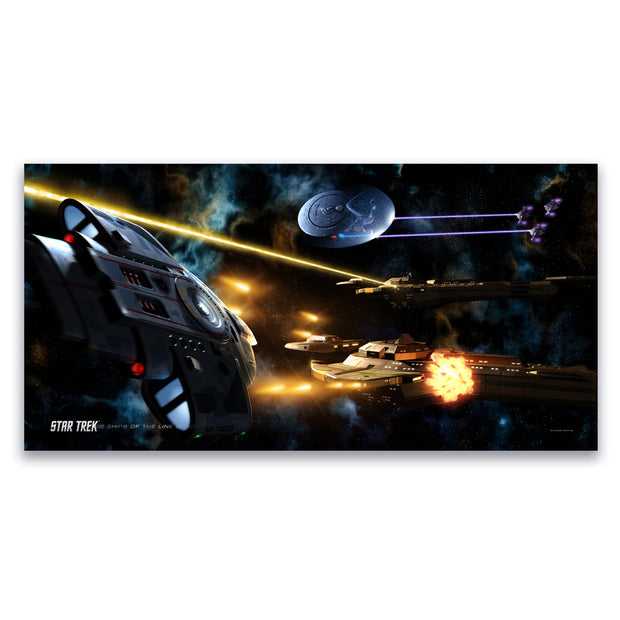Star Trek: Deep Space Nine Ships of the Line Fortune Favors the Bold Removable Wall Peel