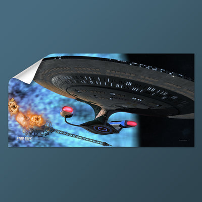 Star Trek: The Next Generation Ships of the Line Quantum Mystery Removable Wall Peel