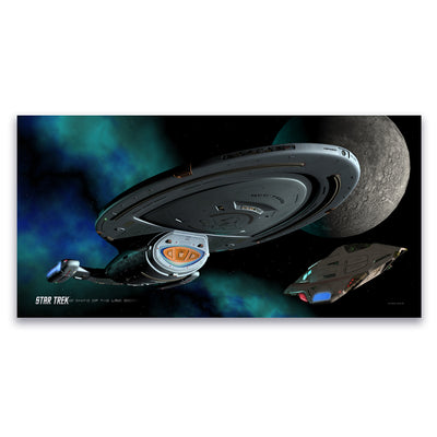 Star Trek: Voyager Ships of the Line Homeward Bound Satin Poster
