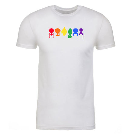 Star Trek Ships of the Line Pride Adult Short Sleeve T-Shirt
