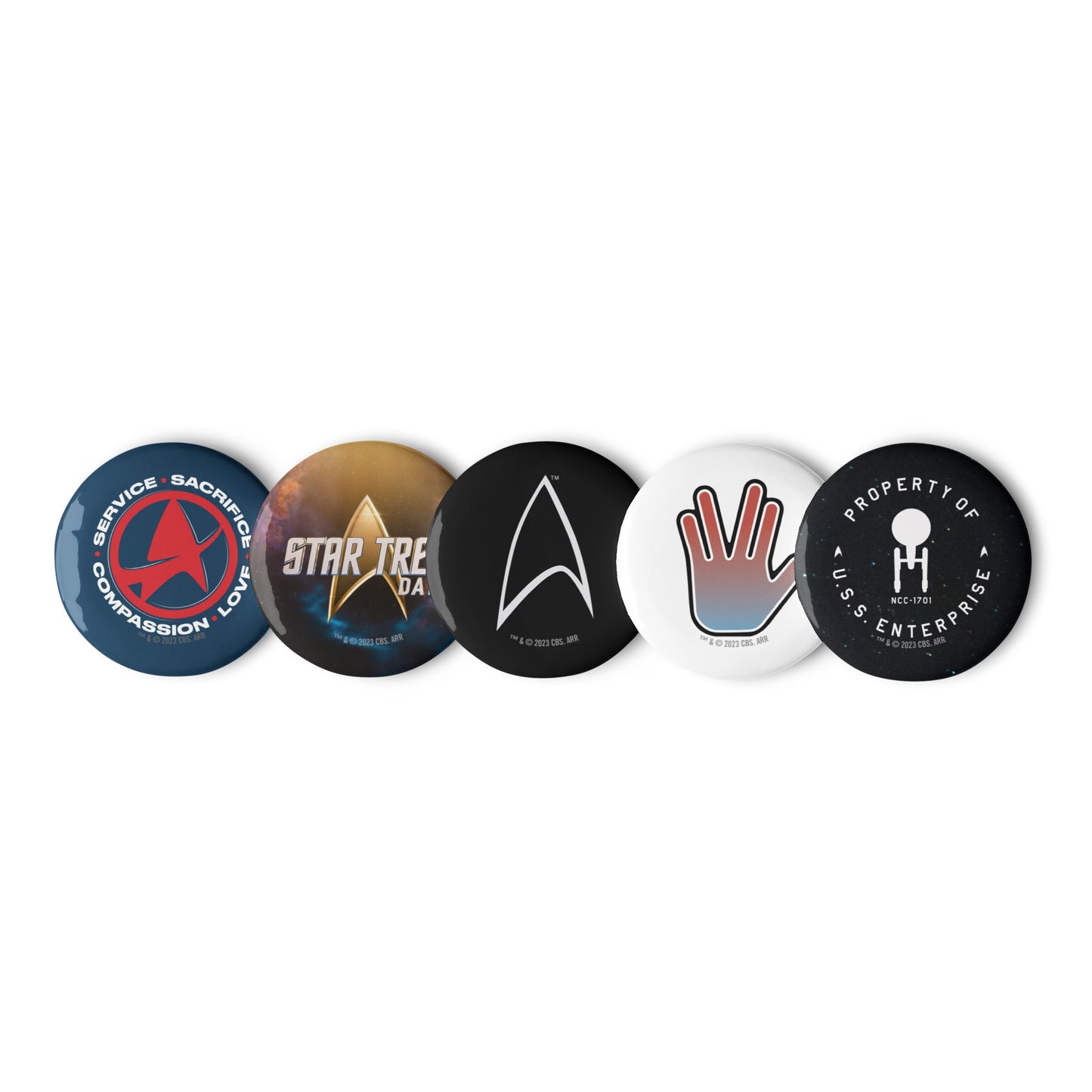 Star Trek Day Set of 5 Pins